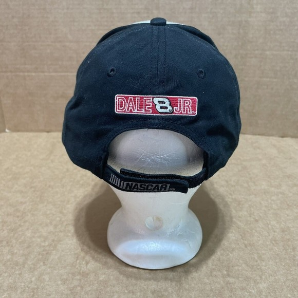 Dale Earnhardt Jr Hat, Budweiser Cap, Adjustable, Black, Winners Circle, #8 - Picture 3 of 9